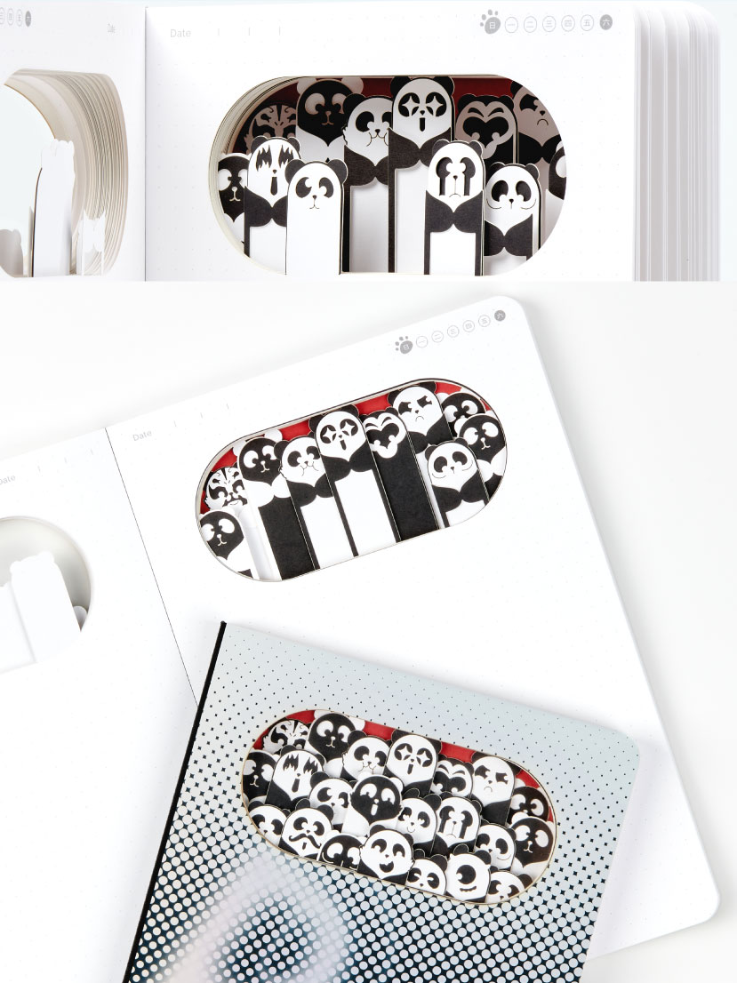 千面熊猫笔记本(图3)